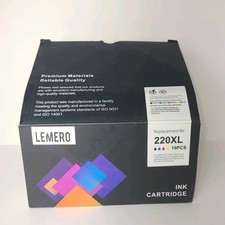 Lemero 220XL Ink Cartridges 10 Pack for Epson 220 XL T220XL Combo Set