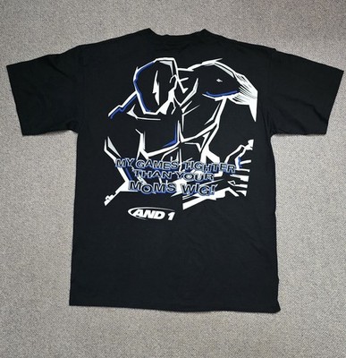 Vintage And1 Graphic Trash Talk T-Shirt XL Game Tighter Than Your Mom s Wig