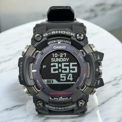【良品】 CASIO G-SHOCK RANGEMAN GPR-B1000 箱付 Casio G-Shock GPR-B1000-1JR Rangeman GPS Solar-Assisted Mens Watch