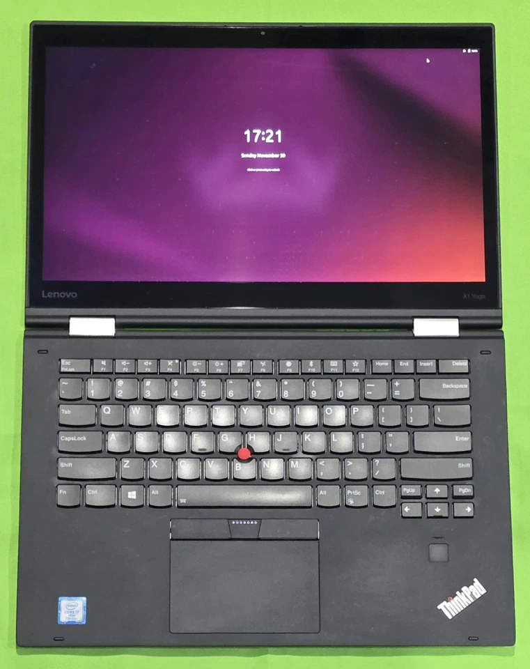 Lenovo X1 Yoga 2nd i7-7600U 16GB 512GB 2K Táctil Ubuntu 24.04 Instalación OEM Foto 3 de 4