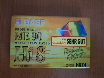 BASF : Profi Master - ME 90 - Metal Evaporated - Hi 8 - Kassette