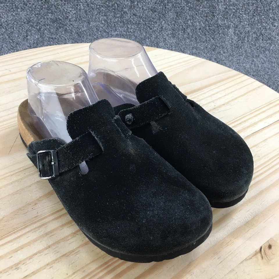 Betula By Birkenstock Shoes Womens 38 Clog Black Slip On Closed Toe Casual Flats - Image 3 of 4