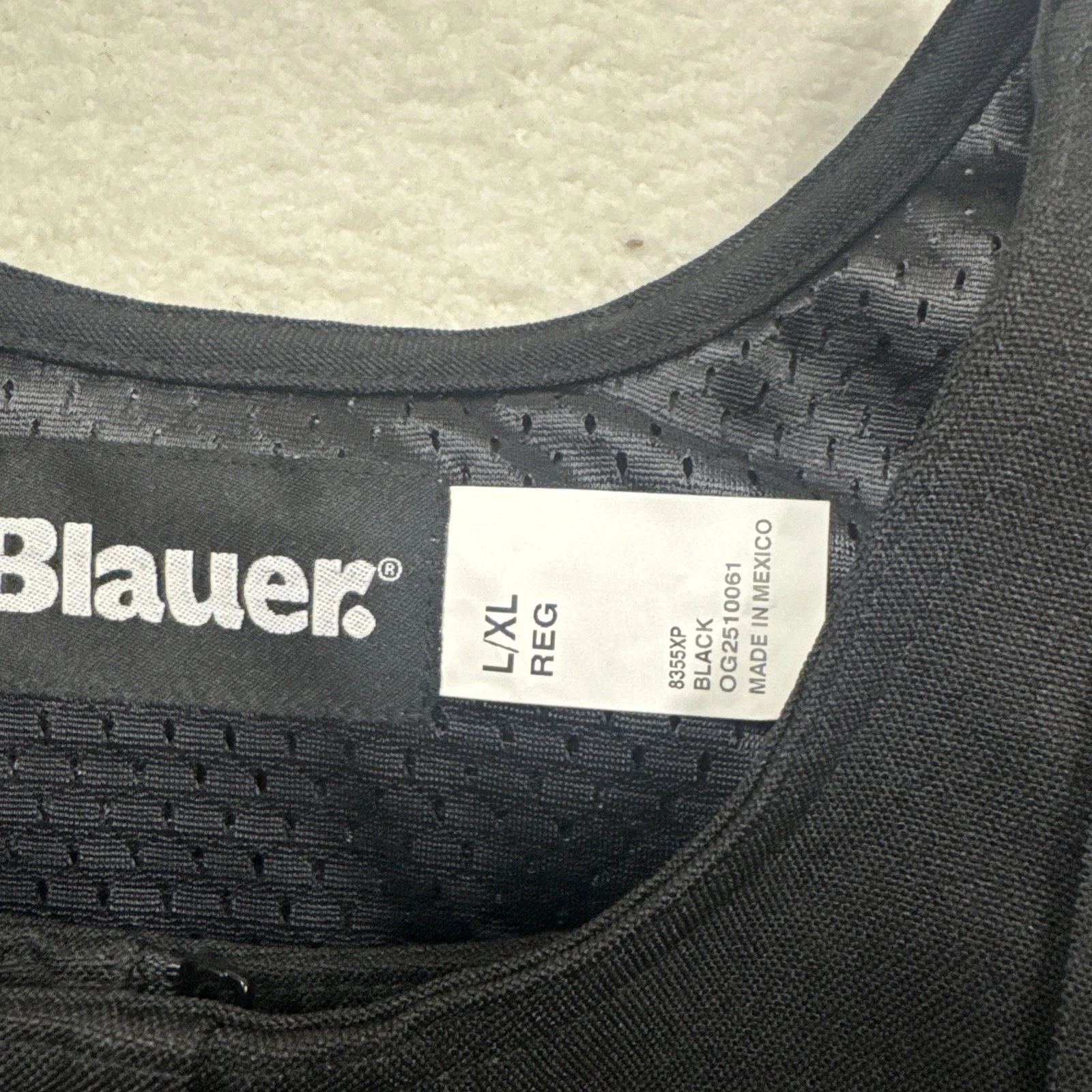 Blauer Zip Front ArmorSkin 8355XP Tactical Outer Vest Carrier BLACK L/XL Regular - product detail image 3