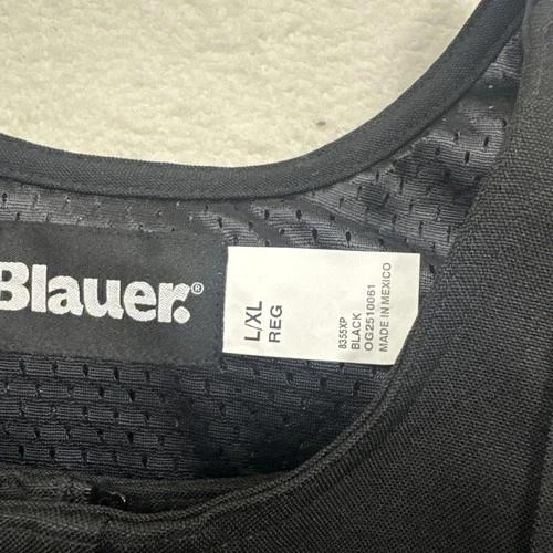 Blauer Zip Front ArmorSkin 8355XP Tactical Outer Vest Carrier BLACK L/XL Regular image 3