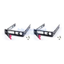 Lot of 2 HPE Apollo 3.5" Gen9/Gen10 LFF SAS/SATA Drive Tray w/ Screws 774026-001