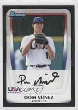 2011 Bowman Draft Prospects Dom Nunez #BDPP102 0c4