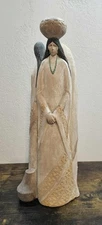 Native American Women "Earth Wind and Fire" 23inch Austin Sculpture Acoma 1988