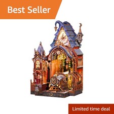 Tonecheer Book Nook Kit - Magic Platform, 3D Wooden Puzzle for Adults, Magica...