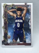 2025-26 Topps Holiday Jeremiah Fears RC SSP card# SSB-JF Back Variation Pelicans