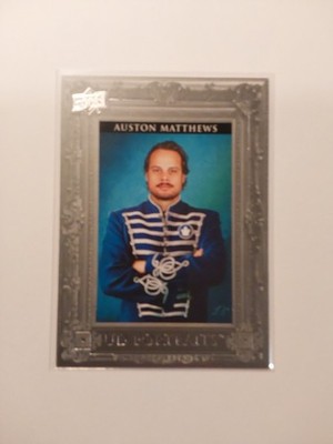 2023-24 Upper Deck UD Portraits Silver #P-22 Auston Matthews /99