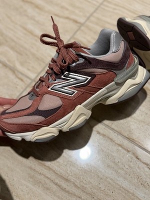 New Balance 9060 Cherry Blossom Pack Mineral Red TRU Suede Mesh Men's Sneaker