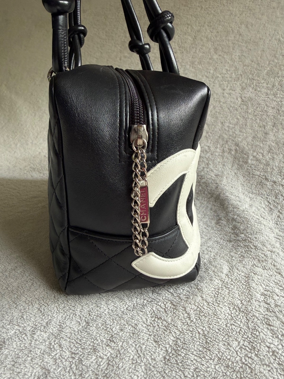Chanel Cambon Bowler Bag Quilted Leather Medium image 4