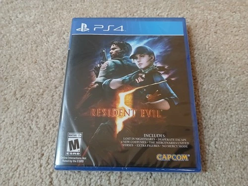 PS4 Playstation 4: Resident Evil 5 HD (NEW & Factory-Sealed)