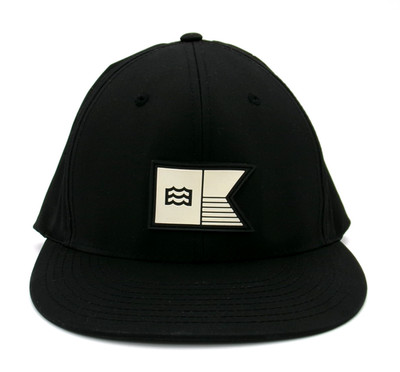 Lateral Vision Raised By Water Richardson PTS30 R-Flex Hat Black L/XL Fishing