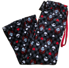 The Nightmare Before Christmas Jack Skellington Sally Love Fleece Lounge Pants