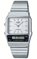Casio Casio Collection Vintage Silber Herren Armbanduhr AQ-800E-7AEF