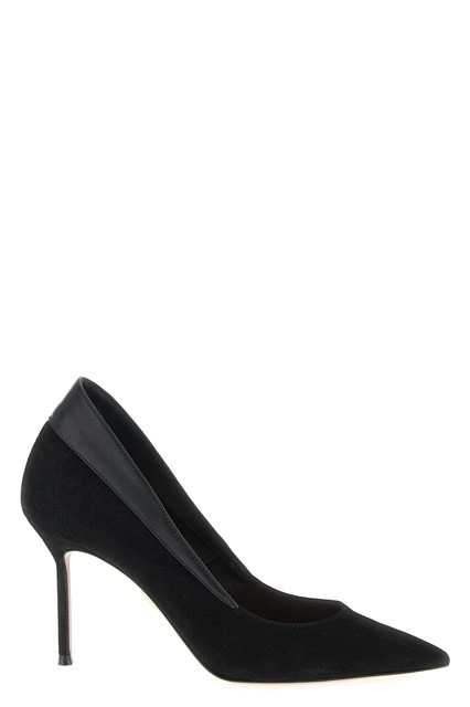 AQUAZZURA Guanto Black Suede 85mm Pumps New & Authentic