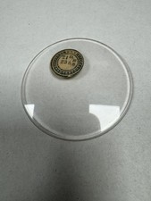 Vintage Round Glass Pocket Watch Crystal 49.22mm 21 13/16 23 5/8 Clear Lens