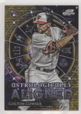 2024 Topps Cosmic Chrome Gold Interstellar Refractor /50 Colton Cowser Rookie RC