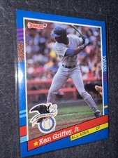Donruss 91 Ken Griffey Jr Baseball All-Star Card. Pristine Condition