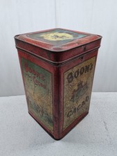 ANTIK große Blechdose Deckeldose BOON's Cacao Amsterdam ca. 1890