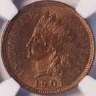1901 Indian Cent, NGC MS63RB, Choice Uncirculated, Sharp Strike, Lustrous!