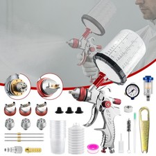 Hvlp Air Spray Gun 10pcs Disposable Paint Cups 1.41.72.0mm Oil-water Separator