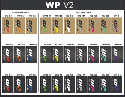 WP Fork Decals CRF YZF KX Motocross (Multiple Colors/Styles)(9x6) WP V2
