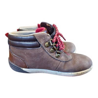 Merrell Kids Bare Steps Brown Boot 2.0 Toddler Boy Sze 10 Wide Barefoot Gorpcore