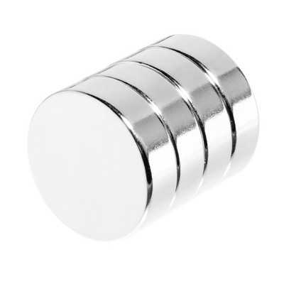 7/8 x 1/4 Inch Neodymium Rare Earth Disc Magnets N52 (4 Pack)