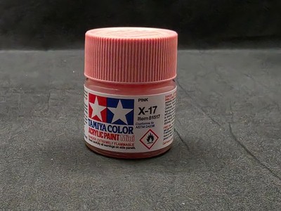 Tamiya X-17 Pink Acrylic Paint 10ml Mini Bottle 81517