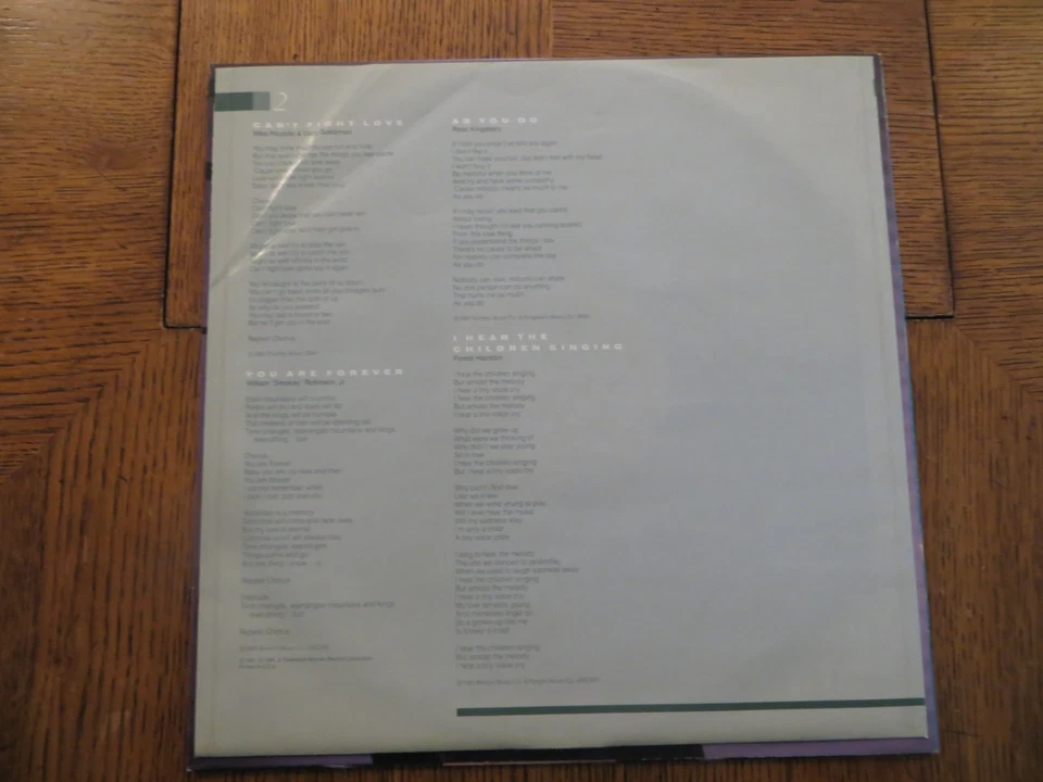 Smokey Robinson – Being With You - 1981 - Tamla T8-375M1 Vinyl LP VG+/VG+ - Image 3 of 4