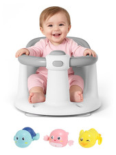Baby Bath Seat for Babies 6 Months  up - Bathtub Seats for Babies with 3 Baby B