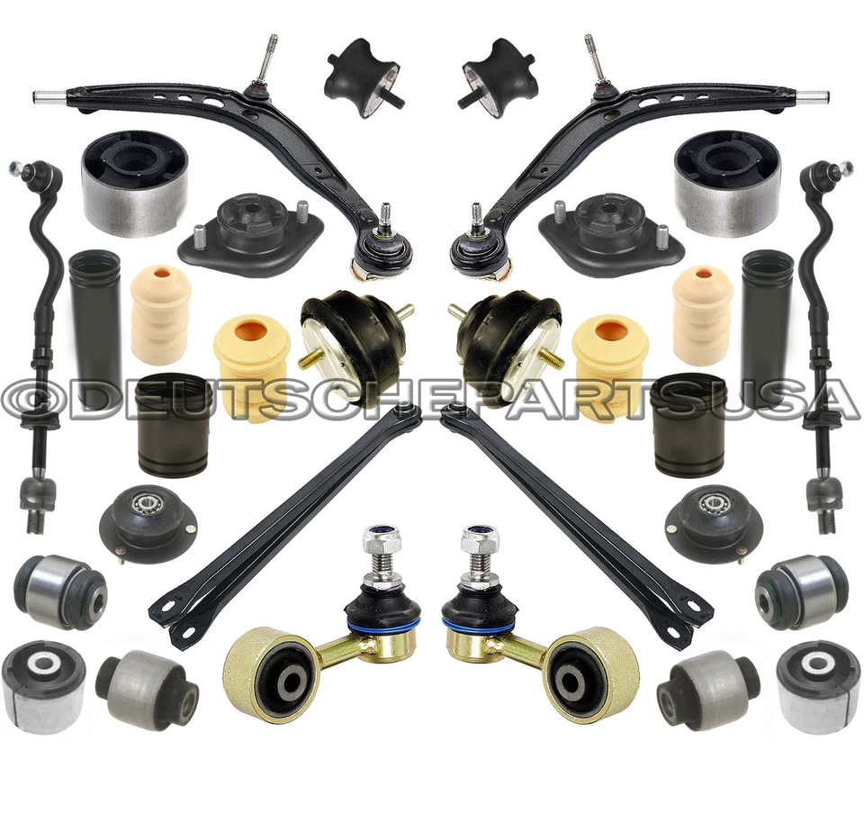 KIT SUSPENSIÓN BUJES BRAZO CONTROL DELANTERO TRASERO 32 para BMW E36 318i is ti Foto 2 de 3