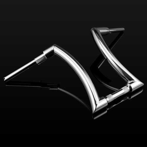 DNA MONSTER 16'' Rise Ape Hanger Fat Bars 2" Handlebar For Harley Fatboy Softail - Foto 9 di 24
