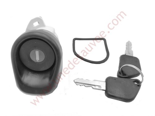 Barillet poussoir serrure de hayon Peugeot 205 GTI CTI Rallye en metal noir
