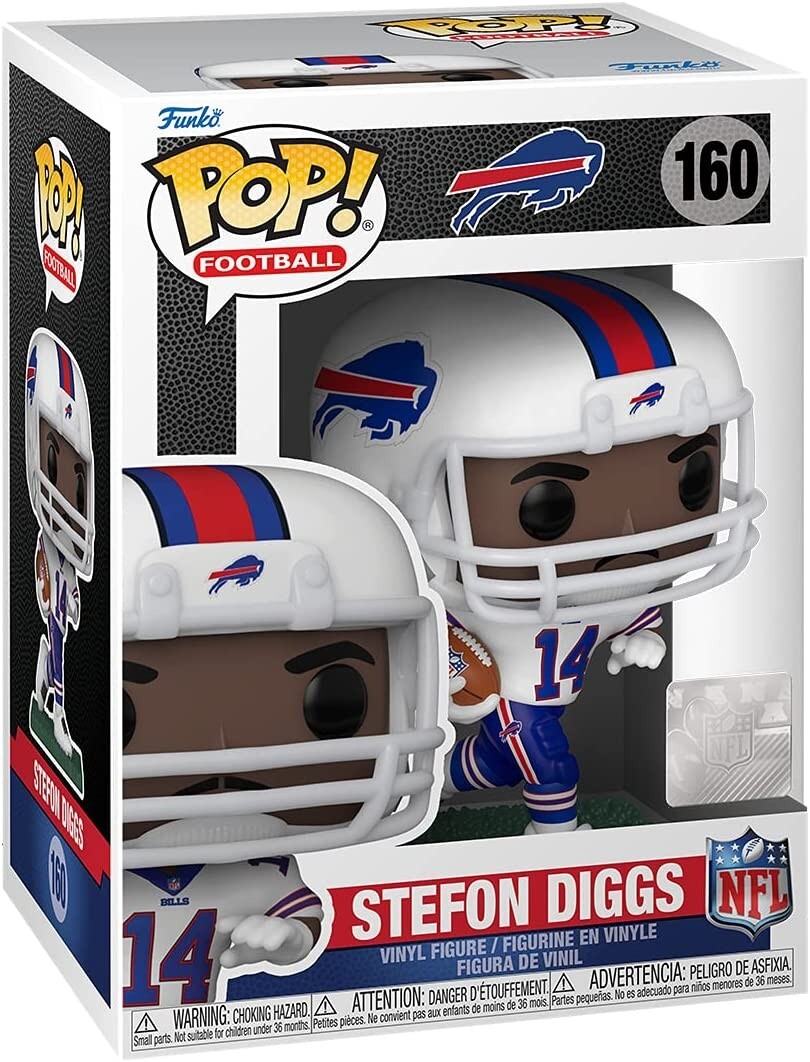 Figura Funko Pop Nfl Stars Buffalo Bills Stefon Diggs Con Protector