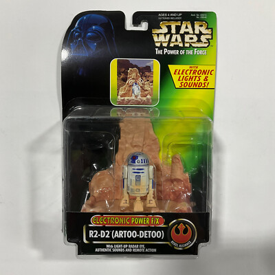 Star Wars R2-D2 Artoo-Detoo Spielfigur Rebel Alliance auf Karte versiegelt Kenner
