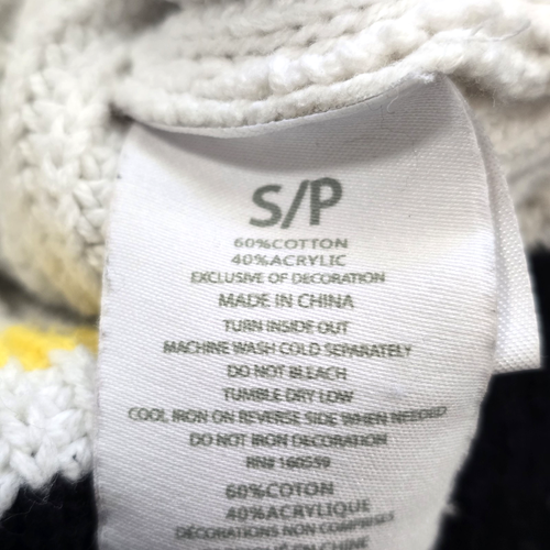 PITTSBURGH STEELERS WEAR by ERIN ANDREWS EMBROIDERED CROPPED SWEATER WOMENS S - Picture 11 of 15