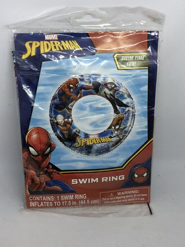 Marvel Spider-Man Inflatable 13.5" Beach Ball with Repair Kit And Swim Ring - Picture 13 of 13
