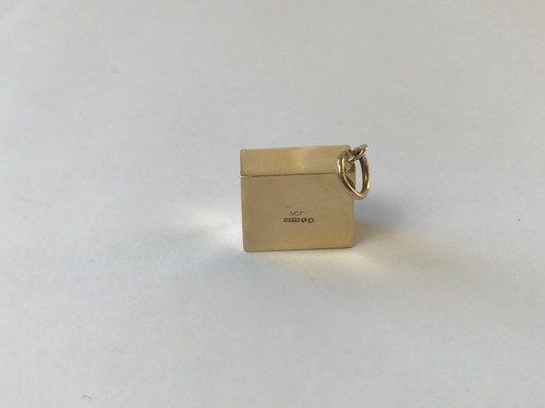 1957 One Pound Note Vintage 9ct Gold Charm "IN NOT BREAK GLASS" - Bild 12 von 17