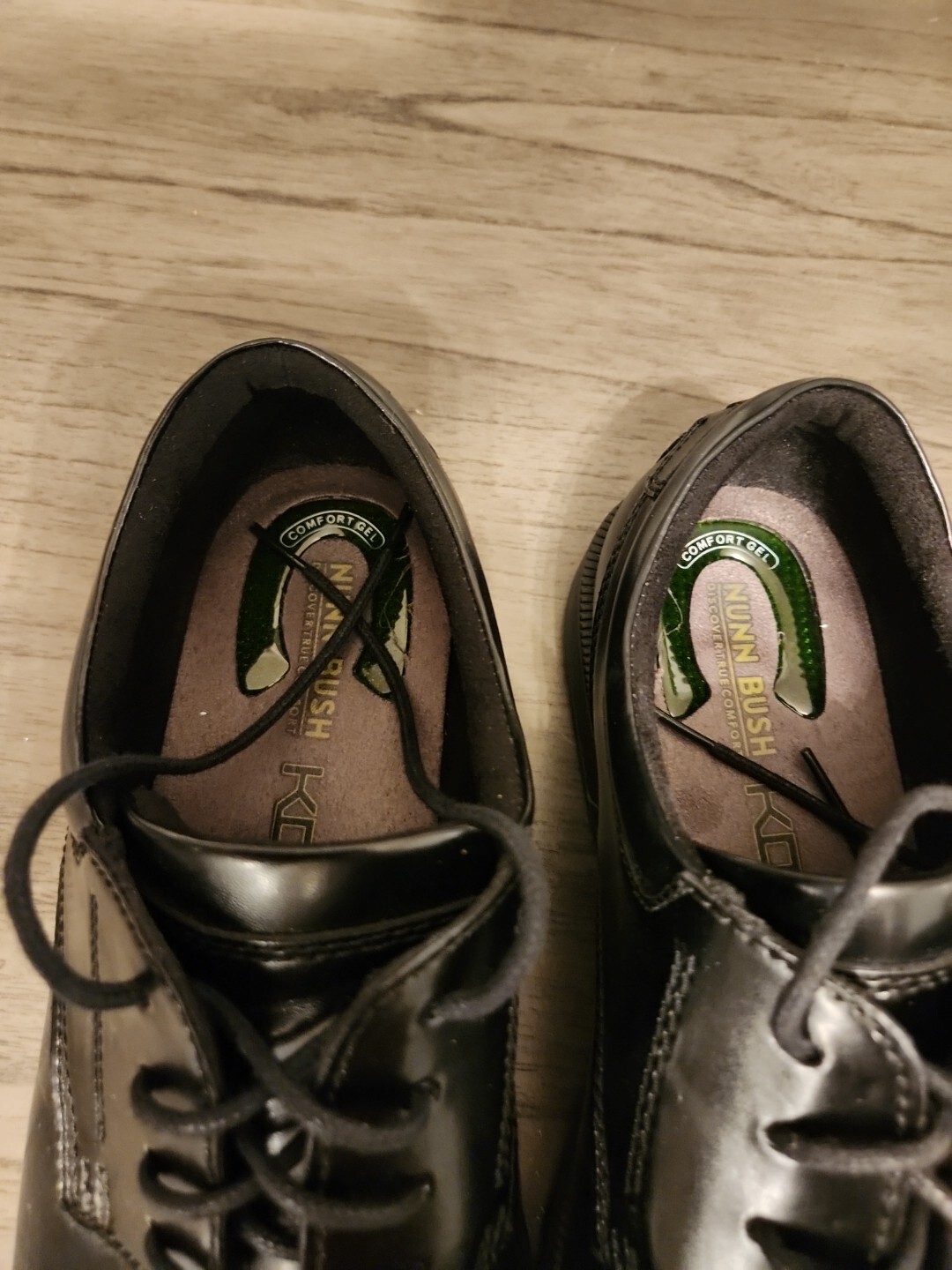 SAOLA Scarpe Oxford uomo Nunn Bush BAKER STREET punta liscia 84358 001 nere misura 12 larghe