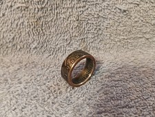 1988 Kennedy Half Dollars size 9 coin ring Handmade mixed metals