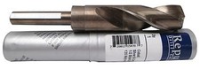21/32" Cobalt Steel Silver  Deming -1/2" Reduced Shank w/3 Flats Drill - USA