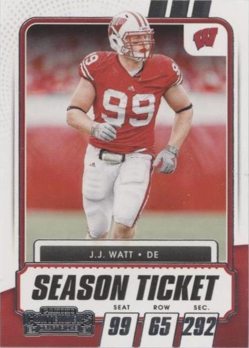 2021 Panini Contenders Draft Picks J.J. Watt #79 - 1 of 2