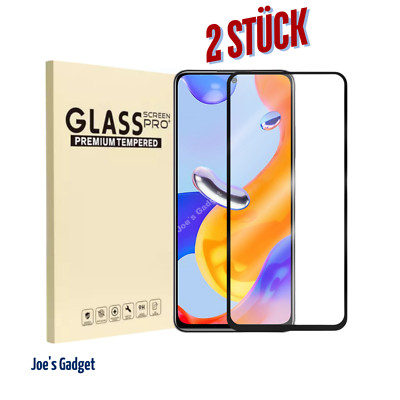 Xiaomi Redmi Note 14/13/Pro/5G / 12s/11s/11Pro Panzerfolie Schutzglas Full Cover