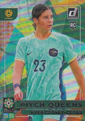 2023 Donruss FIFA Womens World Cup Pitch Queens #2 Kyra Cooney-Cross RC