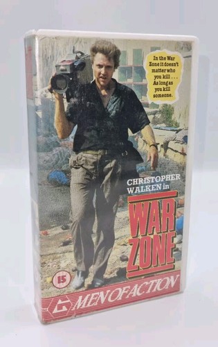 War Zone VHS PAL Video Tape Christopher Walken 1987 Deadline Cert 15 - Picture 3 of 5