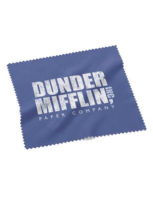 Dunder Mifflin Inc Brillenputztuch Paper Company The Logo Office Firma Series