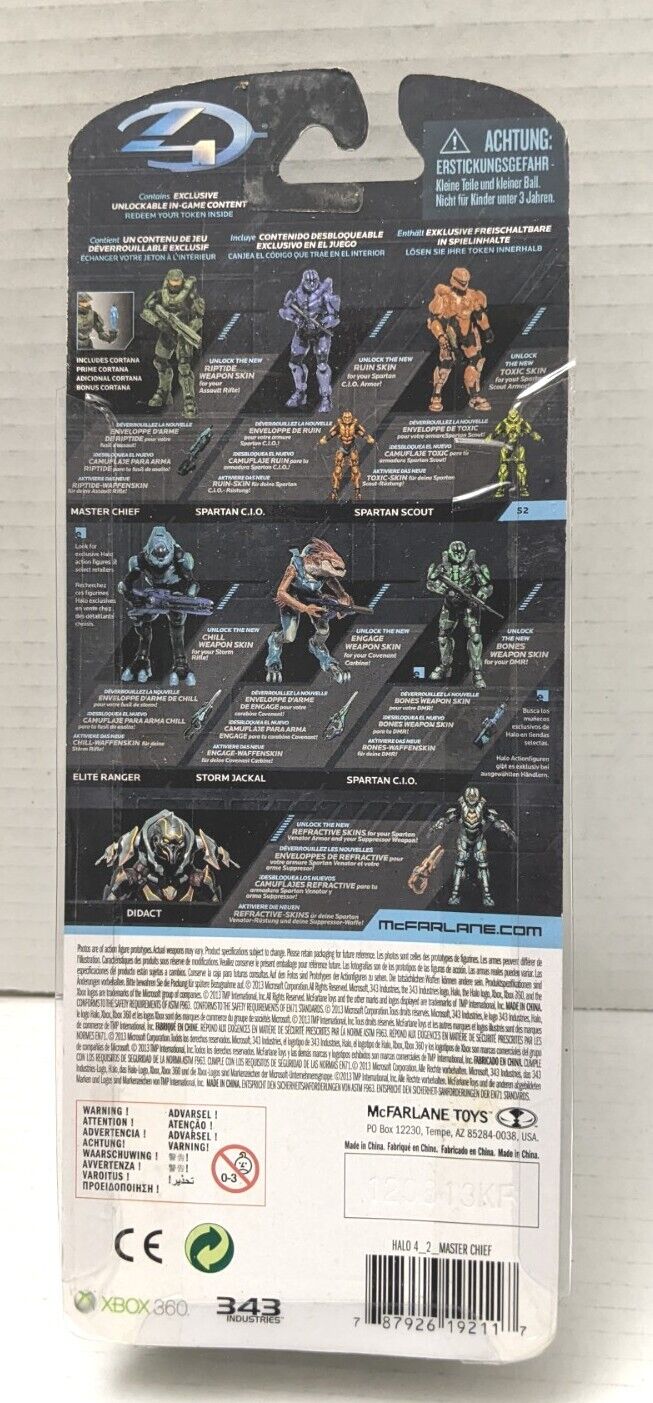 McFarlane Toys Halo 4 Series 2 - Master Chief with Railgun and Micro Ops  Cortana 